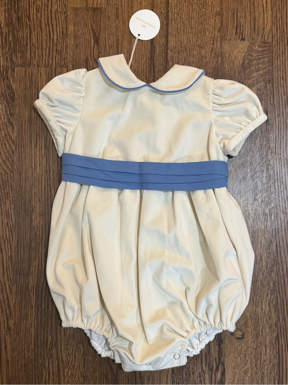 New With Tags Sal & Pimenta Royal Velvet Bubble Romper